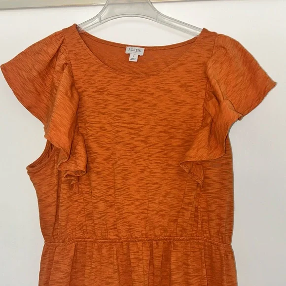 J. Crew Flutter Sleeve Midi Dress - Picture 2 of 7